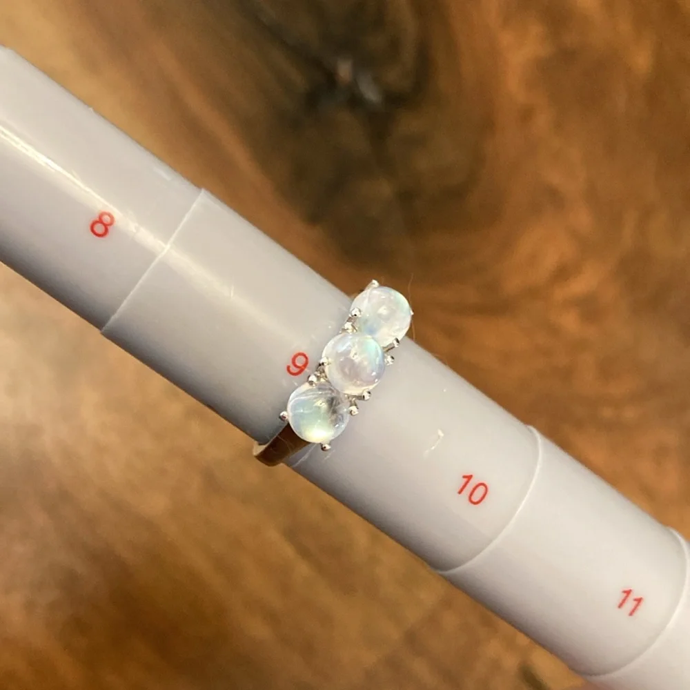 3 Stone Moonstone - Picture 3 of 9